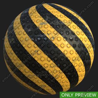 PBR substance preview metal floor stripes painted 0002
